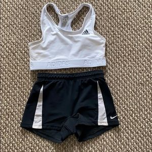 Adidas White Sport Bra XL, like new!